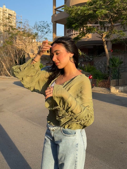 Mia's Ocean Breeze Blouse