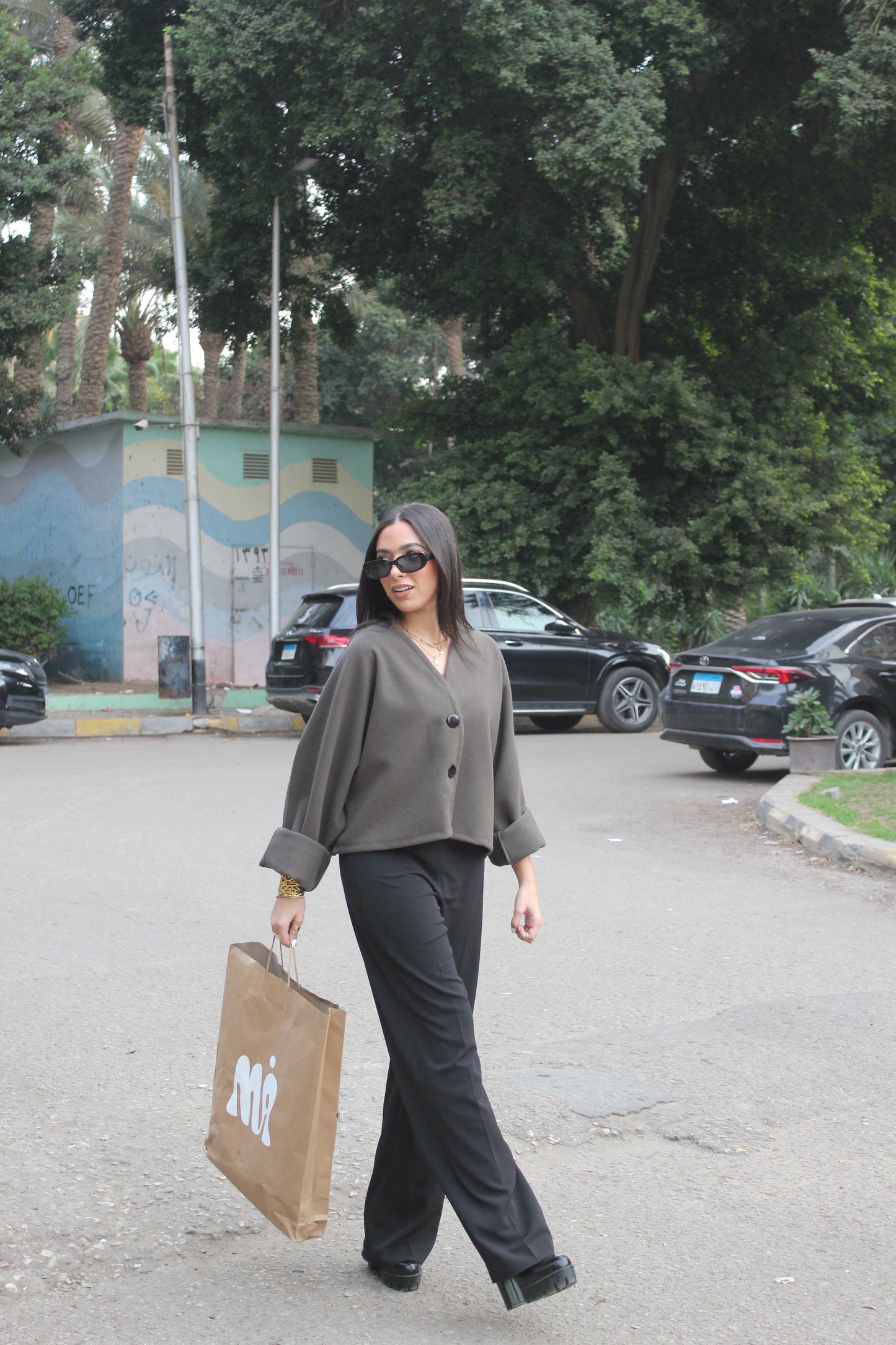 Warm Woolie Cardigan - Olive