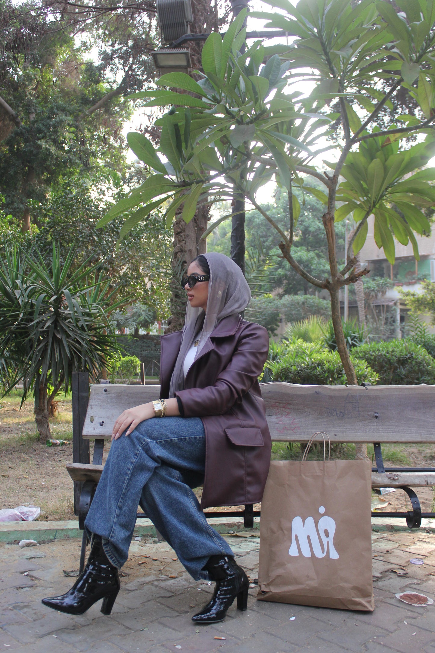 The vino vibes leather jacket