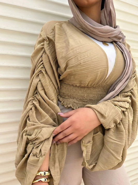 Mia's Olive Breeze Blouse