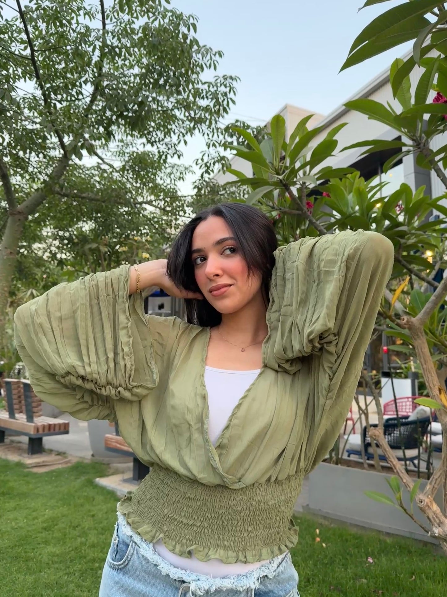 Mia's Ocean Breeze Blouse